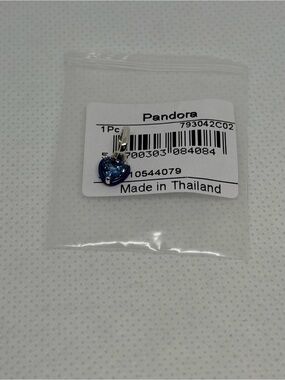Pandora ME Blue Chakra Heart Mini Dangle Charm - 793042C02